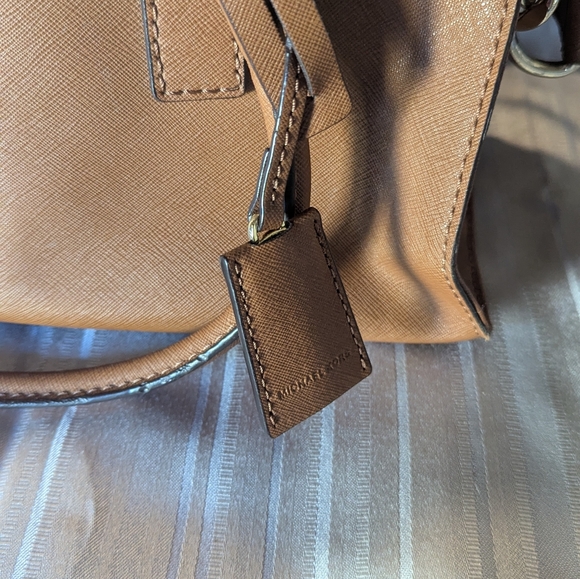 Michael Kors Brown Leather Satchel - Picture 5 of 12